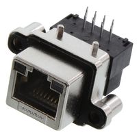 AMPHENOL COMMUNICATIONS SOLUTIONS MRJ5380P1 RUGGED RJ45 JACK, R/A, 8P8C, 1PORT, TH