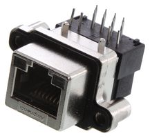 AMPHENOL COMMUNICATIONS SOLUTIONS MRJ5381P1 连接器, RJ45, 直角, 8P8C, 1端口, TH
