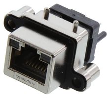 AMPHENOL COMMUNICATIONS SOLUTIONS MRJ5484MF RUGGED RJ45 JACK, 8P8C, 1PORT, TH