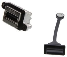 AMPHENOL COMMUNICATIONS SOLUTIONS MUSBA511N5. 连接器, USB2.0 A, 母, 4路