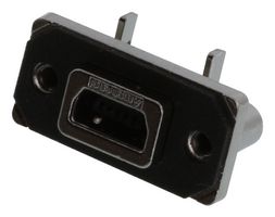 AMPHENOL COMMUNICATIONS SOLUTIONS MUSBE55100 连接器, MINI USB, 2.0 AB, 母, 5路