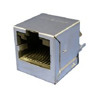 AMPHENOL COMMUNICATIONS SOLUTIONS RJE741AA1110 连接器, 插座, 10P10C, 1端口, TH