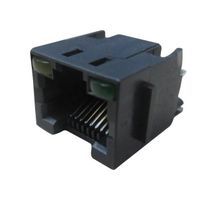 AMPHENOL COMMUNICATIONS SOLUTIONS RJHSE3081A1 RJ45 CONN, JACK, 8P8C, 1PORT, TH