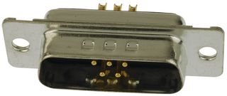 ITT CANNON DAM7W2PK87 连接器, 组合式 D型, 公, 7路