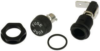 EATON ELECTRONICS BK/HTB-28I-R 保险丝座, 6.3 X 32MM, 面板安装