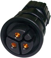 AMPHENOL LTW PWC-03BFFA-LL7001. 圆形连接器, 3路, 电缆安装