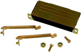 ITT CANNON M85049/48-1-4F BACK SHELL, CLAMP, D SUB, DC, BRASS/STEE