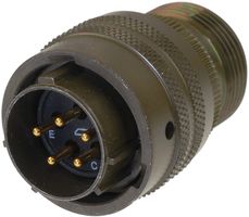 AMPHENOL INDUSTRIAL PT06A-14-5P CIRCULAR CONNECTOR PLUG, SIZE 14, 5 POSI