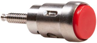 ABBATRON HH SMITH 2803-102 BINDING POST, 15A, #6-32, STUD, RED