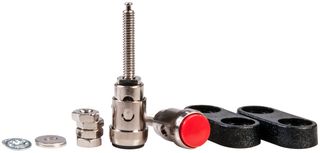 ABBATRON HH SMITH 2713-RB BINDING POST, 15A, #8-32, STUD BLACK/RED