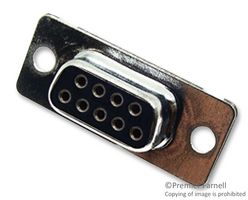 ITT CANNON DEMZ9SNA197 连接器, D-SUB 连接器, 标准, 9路, R