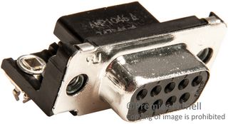 AMP - TE CONNECTIVITY 747844-4 连接器, D-SUB, 标准, 9路, 母