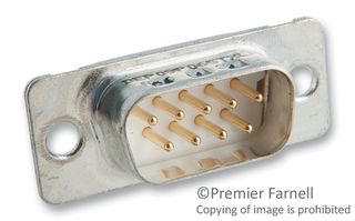 AMPHENOL COMMUNICATIONS SOLUTIONS DEP09S064TLF D SUB CONN, RCPT, DE, 9POS, SOLDER CUP