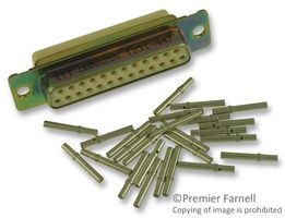 ITT CANNON DBMA25S 连接器, D-SUB, 母, 25路