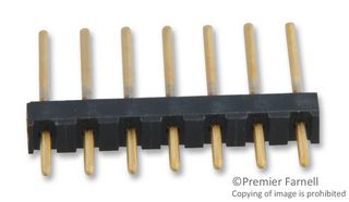 TE CONNECTIVITY - AMP 87224-7 板至板连接器, 针座, 7路, 1排