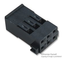 AMPHENOL COMMUNICATIONS SOLUTIONS 68105-002LF WIRE-BOARD CONNECTOR RECEPTACLE, 6 POSIT