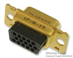 AMP - TE CONNECTIVITY 206498-1 D SUB SHELL, HD, PLUG, 15 POSITION, BRASS