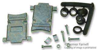 ITT CANNON 980-2000-347 D SUB BACKSHELL, 180DEG, SIZE DB