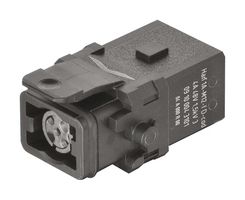 HARTING 09100043101. HEAVY DUTY INSERT, RCPT, 4POS, 4A, CRIMP