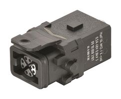 HARTING 09100083101. HEAVY DUTY INSERT, RCPT, 8POS, CRIMP