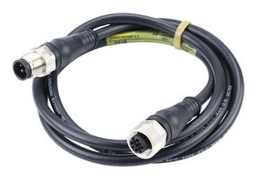 MOLEX 120066-8992 电缆组件, 5P M12 公-母, 3.3英尺