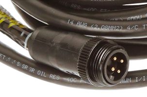 MOLEX 130062-1028 电缆组件, 4P 公-母, 6.6英尺