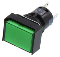 IDEC AL6H-M14-G SWITCH, INDUSTRIAL PUSHBUTTON, 18X24MM
