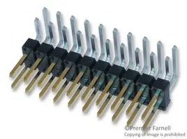 AMPHENOL COMMUNICATIONS SOLUTIONS 68021-412HLF CONN, HEADER, R/A, 12POS, 2ROW, 2.54MM