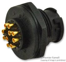 AMPHENOL LTW BU-10PMMS-LC7001. CIRCULAR CONNECTOR, PLUG, 10 POSITION, PANEL