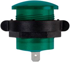VCC / VISUAL COMMUNICATIONS COMPANY CNX722C500FVT. 发光二极管指示器, 面板安装, 23.1MM, 绿色