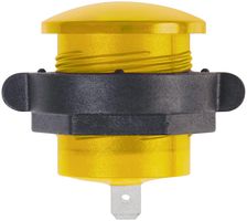 VCC / VISUAL COMMUNICATIONS COMPANY CNX722C400FVT 发光二极管指示器, 面板安装, 23.1MM, 黄色
