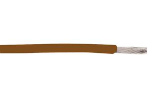 BELDEN 83026 001100 HOOK UP WIRE, 100FT, 22AWG COPPER, BROWN