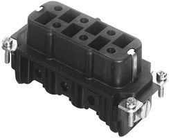 AMPHENOL SINE/TUCHEL C146 10B006 102 5. RECTANGULAR INSERT, RECEPTACLE, 6+GND, SCREW