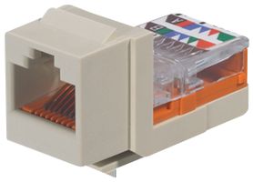 PANDUIT NK5E88MIWY CAT5E RJ45 MODULAR JACK, 8 POSITION, 1 P