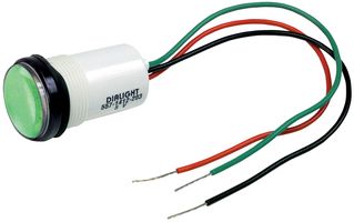DIALIGHT 557-1602-203F. 面板指示灯, 绿色