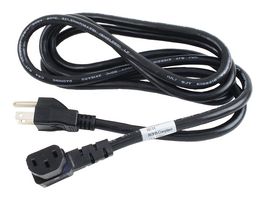 VOLEX 17608 POWER CORD NEMA5-15P/IEC, 79IN, 13A, BLA