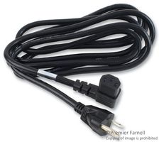 VOLEX 17609 POWER CORD NEMA5-15P/IEC, 9.8FT, 13A BLA