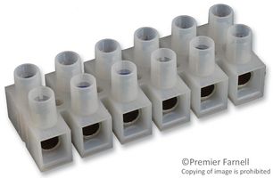 WIELAND ELECTRIC 21.341.3653.0 TERMINAL BLOCK, EUROSTYLE, 6 POSITION, 1