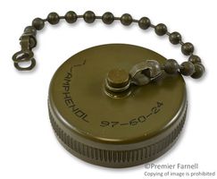 AMPHENOL INDUSTRIAL 9760-24. 连接器保护盖, 母, 金属