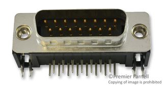 AMPHENOL COMMUNICATIONS SOLUTIONS 6E17C015PAJ121 D SUB CONNECTOR, STANDARD, 15 POSITION,