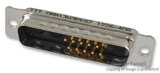 ITT CANNON DBM13W3PK87 CONNECTOR, D SUB COMBO, PLUG, 13 POSITION