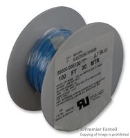 BELDEN 83000 006100 HOOK UP WIRE, 100FT, 30AWG, COPPER, BLUE