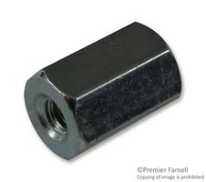 KEYSTONE 1450B 间隔柱, 六角, 4-40, 黄铜, 锌, 0.375英寸