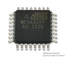 MICROCHIP ATMEGA328P-AUR. 芯片, 微控制器, 8位, ATMEGA, 20MH