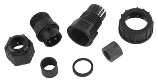 AMPHENOL LTW CB-04BFMA-SL7001 CIRCULAR CONNECTOR, RECEPTACLE, 4 POSITION, CABLE