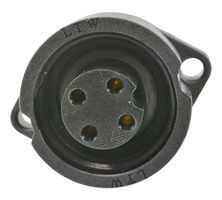 AMPHENOL LTW PWF-04PFFS-SC7001 圆形连接器, 4路, 面板安装
