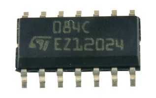 STMICROELECTRONICS TL084CDT. OP AMP, 4MHZ, 16V/uS, SOIC-14