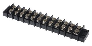 MULTICOMP PRO MC24318 接线端子块, 带隔板, 12路, 22-12AWG