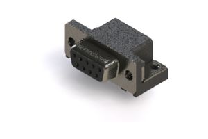 EDAC 630-009-240-011 连接器, D-SUB, 直角 母, 9路, DE, 焊接