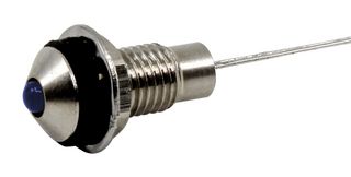 VCC / VISUAL COMMUNICATIONS COMPANY CDLB-0-8711-9933-I 发光二极管面板指示灯, 6MM, 蓝色, 28VDC